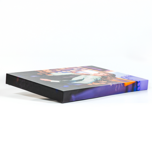 canvas art block side view